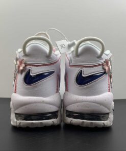 Nike Air More Uptempo GS White Blue Red For Sale 5