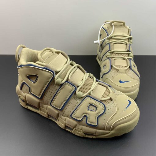 Nike Air More Uptempo Limestone Valerian Blue For Sale 4