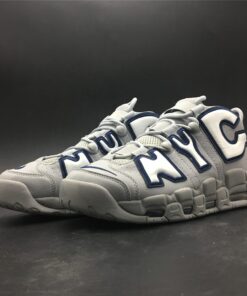 Nike Air More Uptempo NYC Wolf Grey White Midnight Navy 2