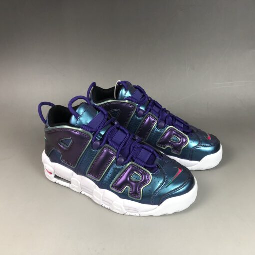 Nike Air More Uptempo Purple Iridescent For Sale 4 scaled