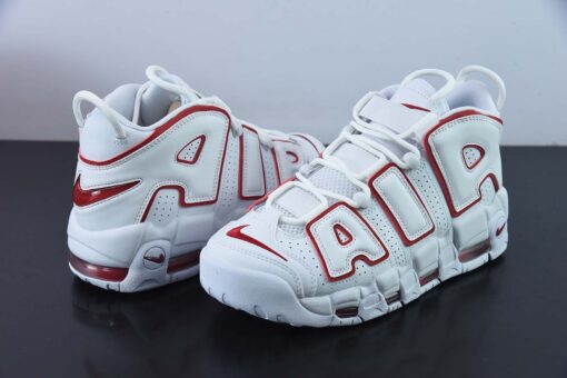 Nike Air More Uptempo Renowned Rhythm White Varsity Red 921948 102 For Sale 3