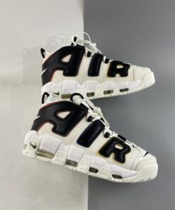 Nike Air More Uptempo Trading Cards Sail Black Team Orange For Sale 1