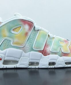 Nike Air More Uptempo UK Amarillo Speed Red Neptune Green White For Sale 1
