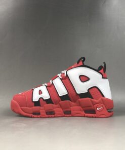 Nike Air More Uptempo University Red White Black 1