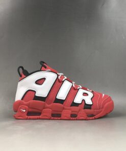 Nike Air More Uptempo University Red White Black