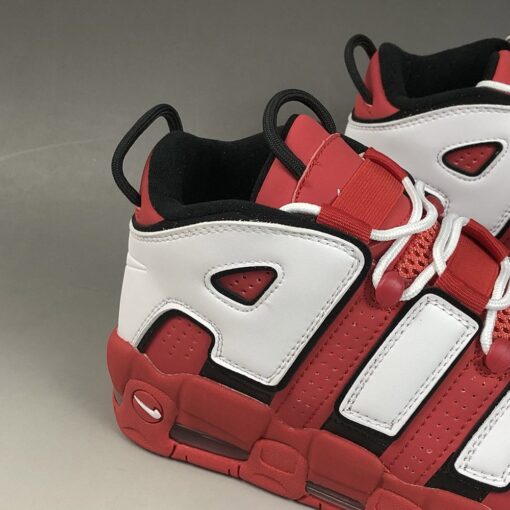 Nike Air More Uptempo University Red White Black 5