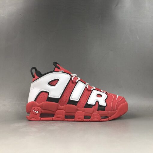 Nike Air More Uptempo University Red White Black