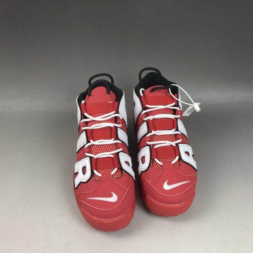 Nike Air More Uptempo University Red White Black 6