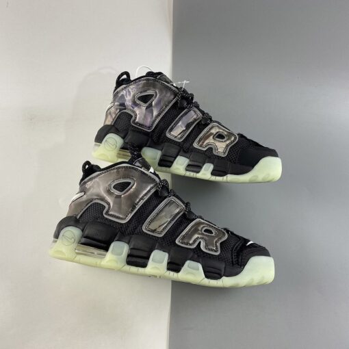 Nike Air More Uptempo Utagawa Kuniyoshi Off Noir Sail Black For Sale 1