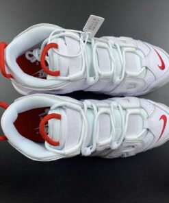 Nike Air More Uptempo White Red Grey For Sale 6