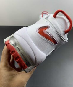 Nike Air More Uptempo White Red Grey For Sale 7