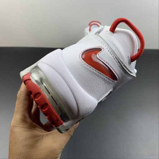 Nike Air More Uptempo White Red Grey For Sale 7