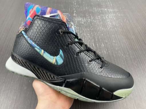 Nike Kobe 1 Prelude 81 Points Black Multi Color Wolf Grey 1