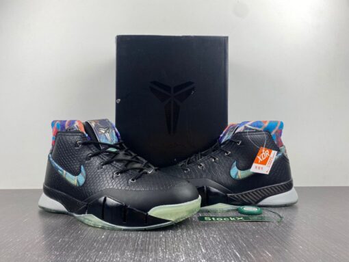 Nike Kobe 1 Prelude 81 Points Black Multi Color Wolf Grey 2