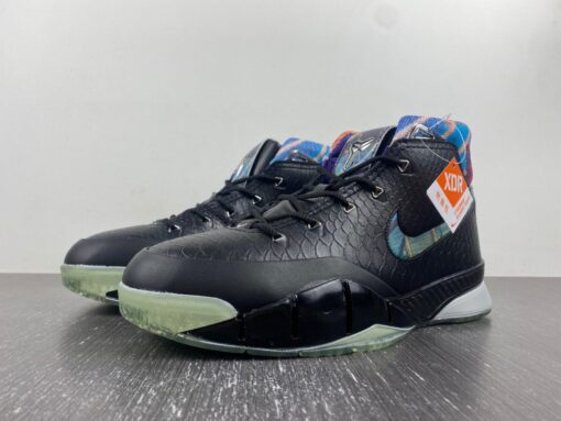 Nike Kobe 1 Prelude 81 Points Black Multi Color Wolf Grey 4