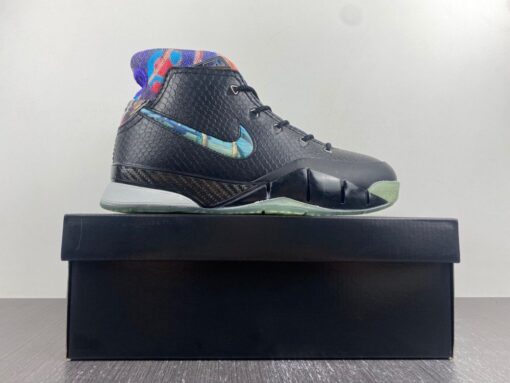 Nike Kobe 1 Prelude 81 Points Black Multi Color Wolf Grey 6