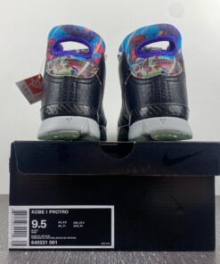 Nike Kobe 1 Prelude 81 Points Black Multi Color Wolf Grey 7