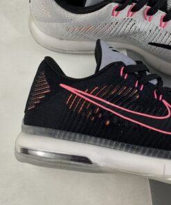 Nike Kobe 10 Elite Mambacurial Black Black Wolf Grey Pink Flash For Sale 2