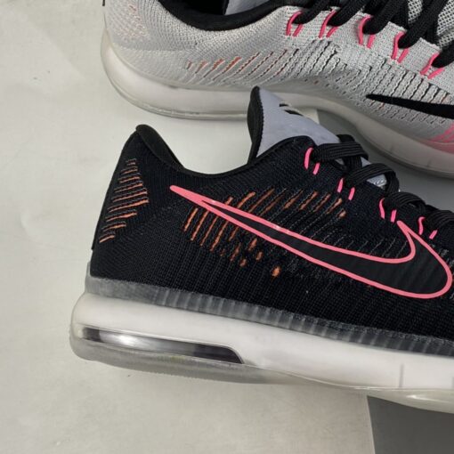 Nike Kobe 10 Elite Mambacurial Black Black Wolf Grey Pink Flash For Sale 2