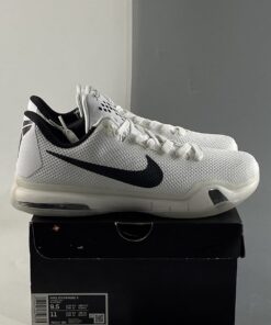 Nike Kobe 10 Fundamentals White Wolf Grey Black For Sale 7