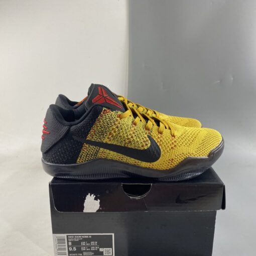 Nike Kobe 11 Bruce Lee University Gold University Red Black For Sale 7