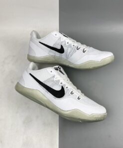 Nike Kobe 11 EM Low Fundamental White Black Cool Grey For Sale 1