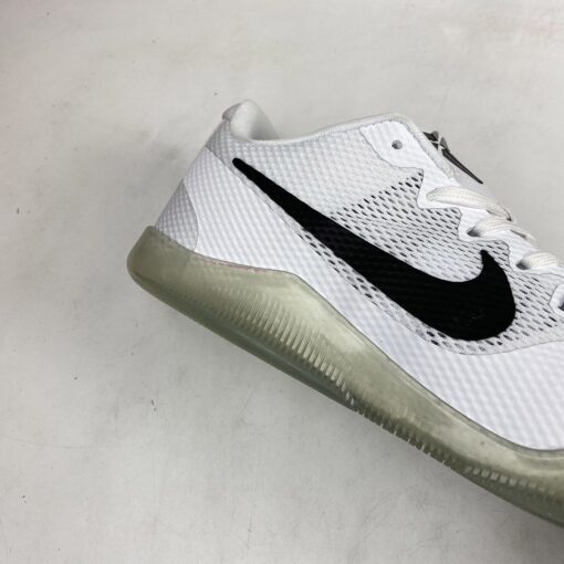 Nike Kobe 11 EM Low Fundamental White Black Cool Grey For Sale 2