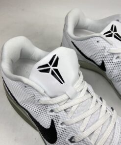 Nike Kobe 11 EM Low Fundamental White Black Cool Grey For Sale 3