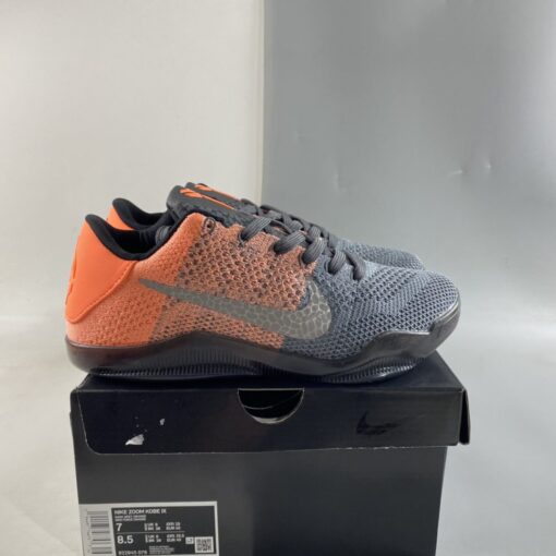 Nike Kobe 11 Easter Dark Grey Volt Bright Mango Court Purple For Sale 7