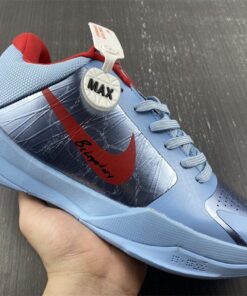 Nike Kobe 5 Protro Blue Silver Red For Sale 1