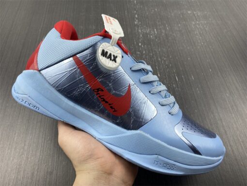 Nike Kobe 5 Protro Blue Silver Red For Sale 1