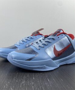 Nike Kobe 5 Protro Blue Silver Red For Sale 2