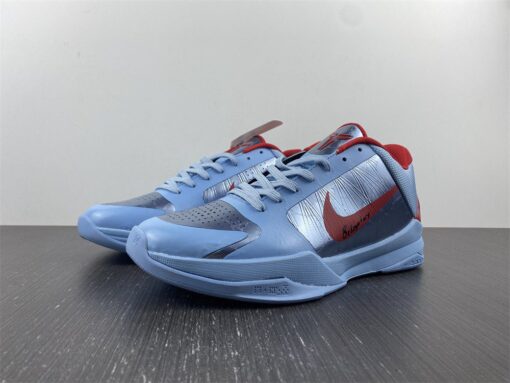 Nike Kobe 5 Protro Blue Silver Red For Sale 2