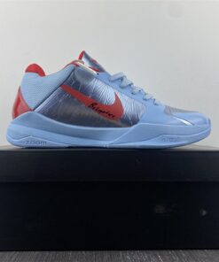 Nike Kobe 5 Protro Blue Silver Red For Sale 3