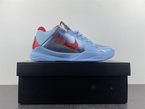 Nike Kobe 5 Protro Blue Silver Red For Sale 3