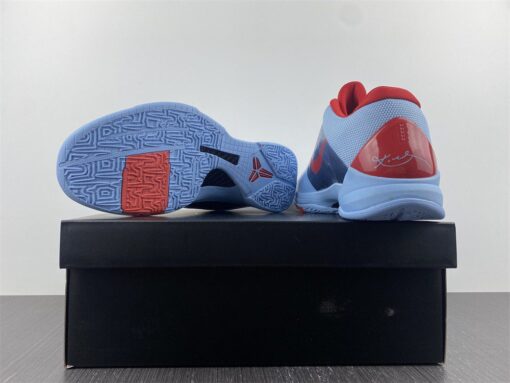 Nike Kobe 5 Protro Blue Silver Red For Sale 4