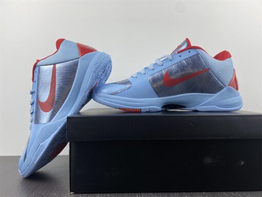 Nike Kobe 5 Protro Blue Silver Red For Sale 5