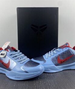 Nike Kobe 5 Protro Blue Silver Red For Sale 9