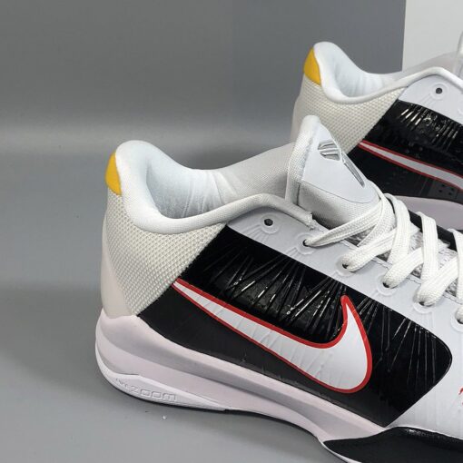 Nike Kobe 5 Protro Bruce Lee White Black Red For Sale 5