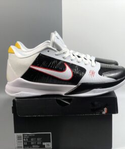 Nike Kobe 5 Protro Bruce Lee White Black Red For Sale 7