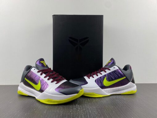 Nike Kobe 5 Protro Chaos Purple Cyber White Black For Sale 3