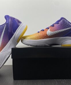 Nike Kobe 6 Protro Purple Yellow White For Sale 2