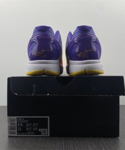 Nike Kobe 6 Protro Purple Yellow White For Sale 8