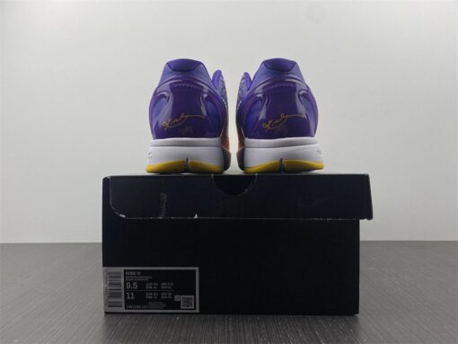 Nike Kobe 6 Protro Purple Yellow White For Sale 8