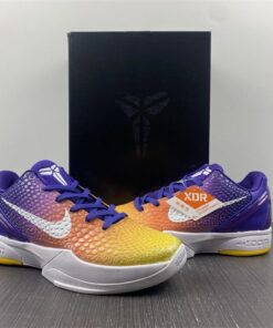 Nike Kobe 6 Protro Purple Yellow White For Sale 9