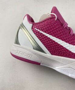 Nike Kobe 6 Protro Think Pink Pinkfire Metallic Silver White 2 1