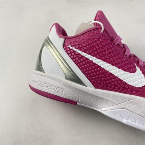 Nike Kobe 6 Protro Think Pink Pinkfire Metallic Silver White 2 1