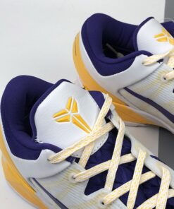 Nike Kobe 7 Lakers Home White Concord Del Sol Pure Platinum 2