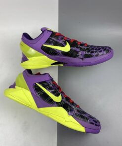 Nike Kobe 7 Supreme Christmas Day Leopard Violet Pop Volt Inc Action Red 1