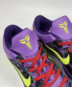 Nike Kobe 7 Supreme Christmas Day Leopard Violet Pop Volt Inc Action Red 3